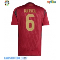 Camisa de time de futebol Bélgica Axel Witsel #6 Replicas 1º Equipamento Europeu 2024 Manga Curta